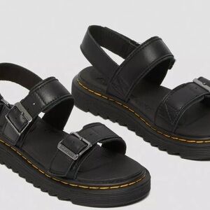 Dr. Martens Black Kids leather Sandals KYLE J size 13